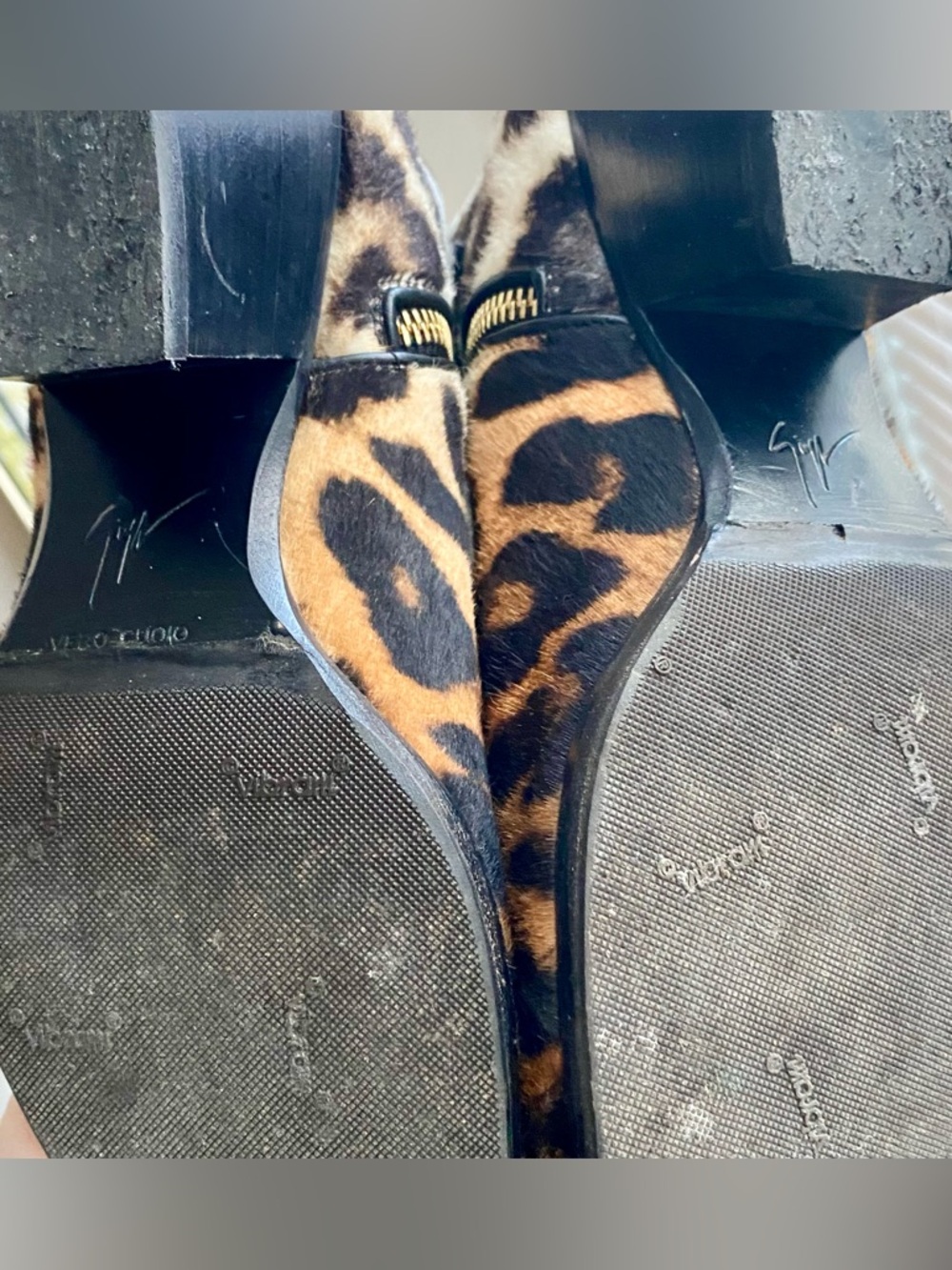 leopard print boots - Picture 2 of 6